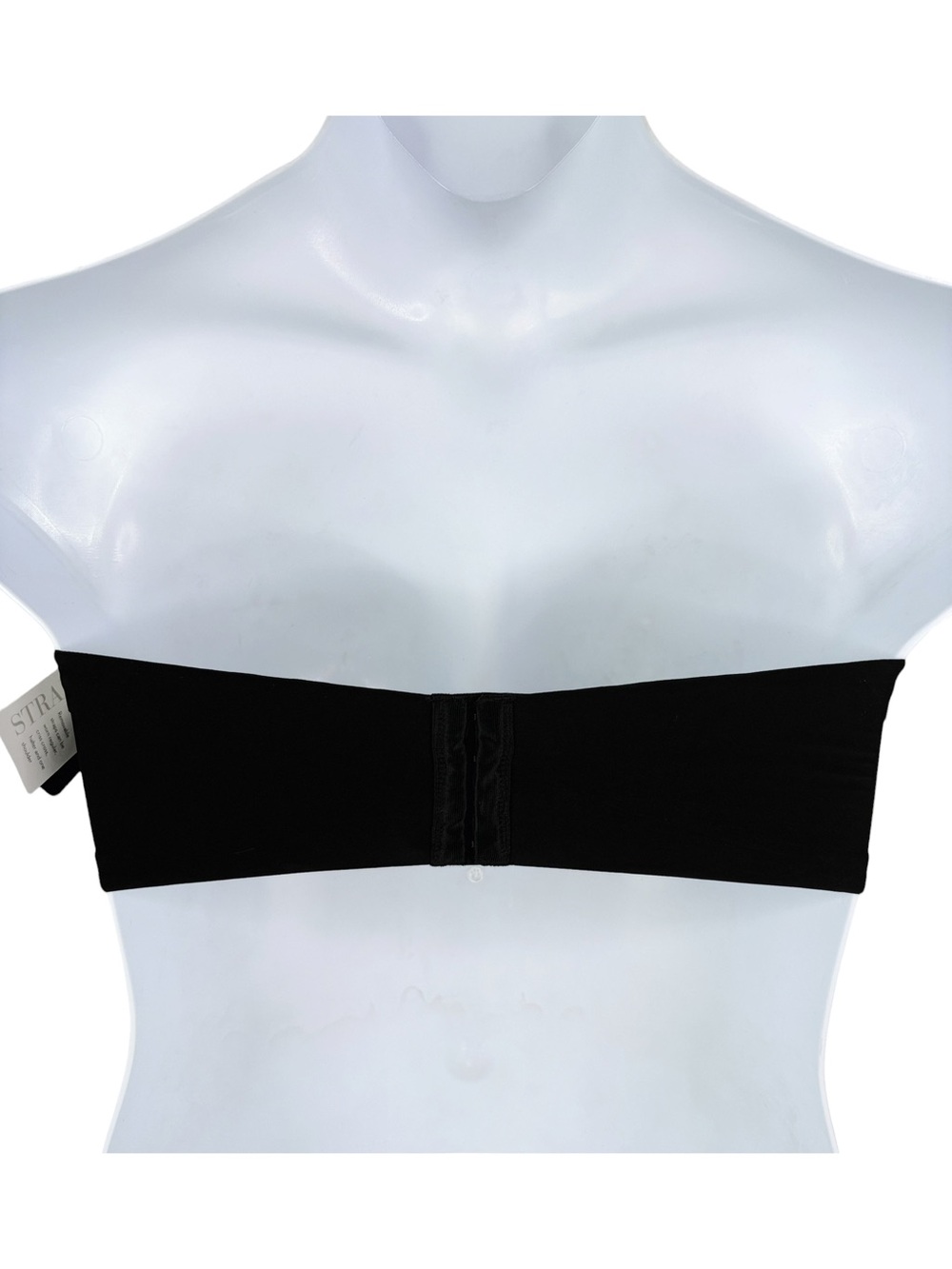 NWT Natori Minimal Strapless Bra sz 38D * Black Sleek Underwire Adjustable Strap - Picture 2 of 4